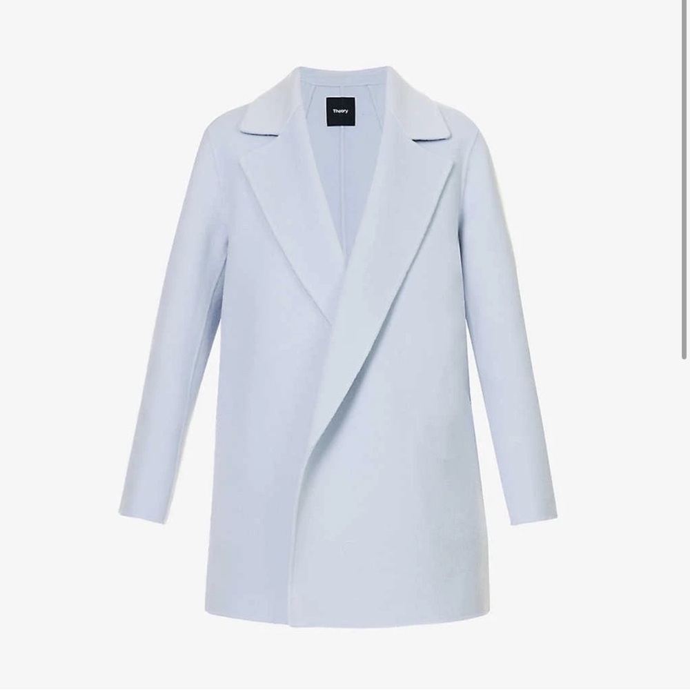 Theory Women's Light Blue Coat